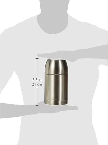 Flask Ibili Thermos para alimentos, prata, 600 ml