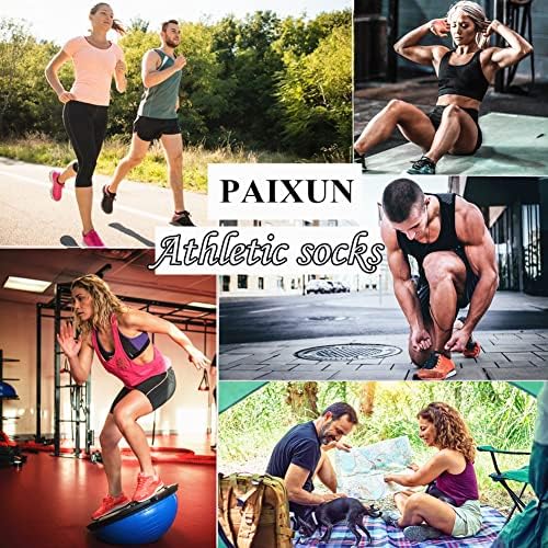 Meias Paixun para homens e mulheres sem show atlético Running tornozelo meias de compressão algodão treino de baixo corte