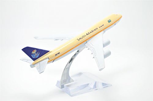 Dinastia Tang 1: 400 16cm B-747 Saudita Arabian Airlines Airplane Modelo Modelo de Plano de Plano de Plano