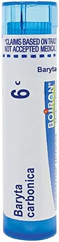 Boiron Baryta Carbonica 6C para dor de garganta piorou por clima frio e úmido - 80 pellets