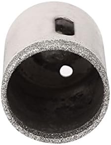 Aexit de 28 mm de serra de orifício e acessórios com revestimento de diamante Bit Bit Bit Bit Tile Mármore Hole Hole Sweets SWED 3pcs