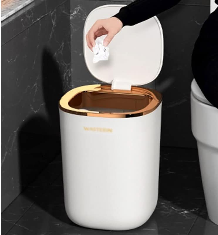 N/um lixo inteligente pode lixo de indução automática lixo de cozinha doméstica lixo pode ser impermeável com lixo de tampa