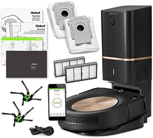 IroBot Roomba S9+ Robô pacote de vácuo com descarte automático de sujeira- Wi-Fi conectado, mapeamento inteligente, ideal para cabelos de estimação