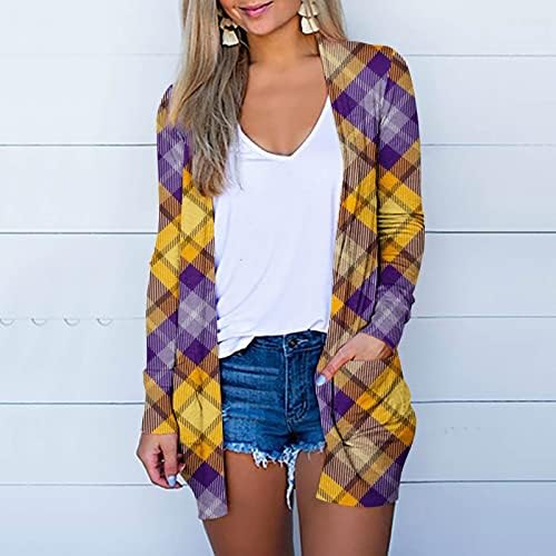 Oplxuo Feia Cardigã de Natal para Mulheres Treça de Treça de Treça de Natal Funny Merry Xmas Camisa Top Holiday Lightweight Cardigan