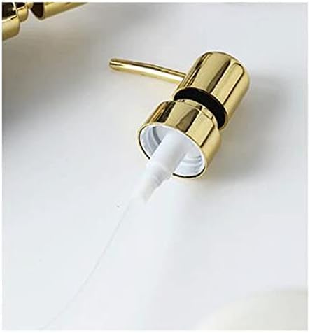 Dispensador de sabão de cerâmica huijie com bomba para cozinha de banheiro - garrafa de loção de estilo de estilo de palácio nórdico de 400 ml, shampoo de shampoo em emulsão garrafa de sabão vazia, 1.400 ml