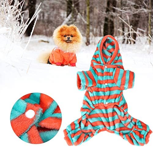 Hoodie de cachorro de pelúcia, roupas de cachorro de lã de lã de inverno
