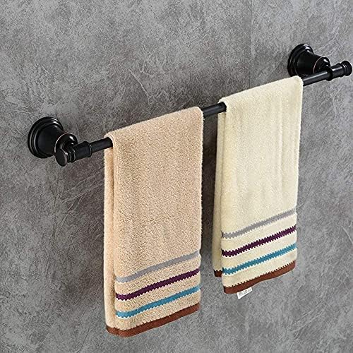 Omoons Rack de toalha de banheiro, toalha simples européia de toalha perfurada com toalha única de barra de toalha de toalha de toalha de toalha decoração/ouro