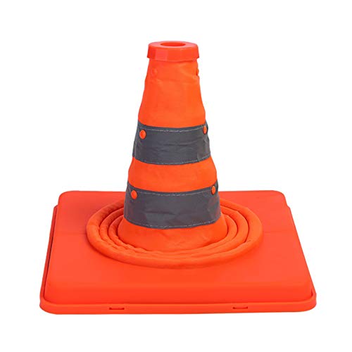 Sunnyglade 4 pacote 15,5 polegadas Cones de tráfego dobrável com múltiplos objetivos Pop -up Cone de segurança reflexiva