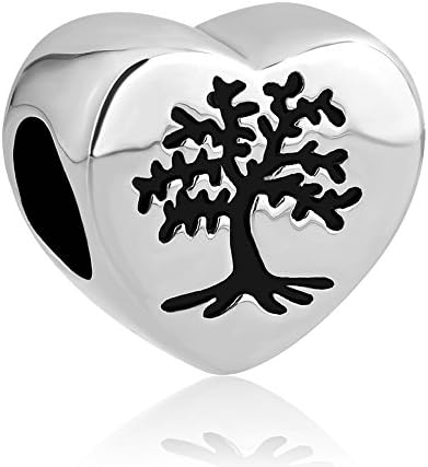 LovelyJewelry New Family Tree of Life Liber Charm Bead para pingente de pulseira