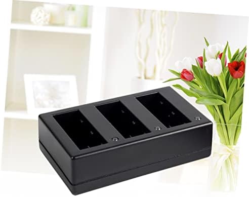 SOLustre 3 carregadores portáteis carregador de acessórios Bateria carregador de bateria acessórios Bateria preta Bateria preta