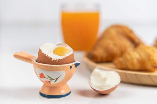WD-set de 4 PCs Pássaro fofo formato de pássaro cerâmica macia ou dura porta-ovo cozido para o café da manhã brunch utensílios de cozinha decoração de cozinha ou até mesmo um doce laranja.