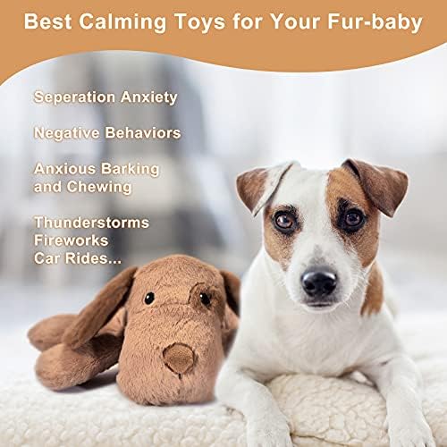 Brinquedos de batimentos cardíacos de Moropaky, separação de brinquedos de alívio da ansiedade para cachorrinho fofinho, batimento