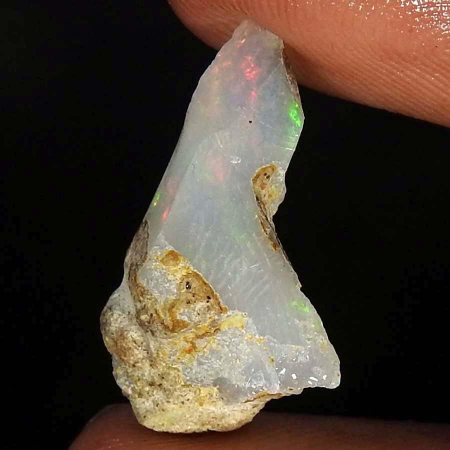 Jewelgemscraft ™ 06.00cts. Pedra Opala Raiva Ultra Fire, Cristais de Pedras -Gem, Rocha Opal Etíope, Jóias, Cura de Chakra,