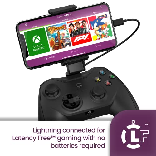 Rotor Riot Gaming Controller e Joystick para drones, compatíveis com dispositivos iOS/iPhone via cabo Lightning, Botões Apple Arcade,