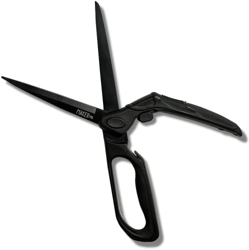 Maker Industries Pro Cut 11 ”Spring Assisted Scissors - Falha menor em alguns pares - preço reduzido