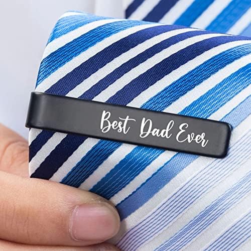 Clipe de gravata personalizado, barra de gravata personalizada com aço inoxidável para homens, presente para o casamento de casamento