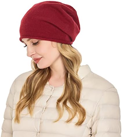 Timoise malha chapéus de gorro desleixado para mulheres chapéus de inverno