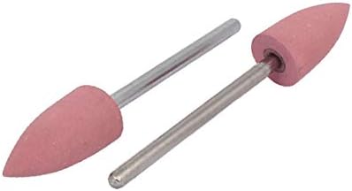 X-Dree 2,35mm Frea Brill Bole de 8mm Silício Ponto de polimento em forma de moldagem Rosa 2pcs (2,35 mm Hanco de 8 mm de silício Pulido en forma Cónica Monto Punto Rosa 2pcs
