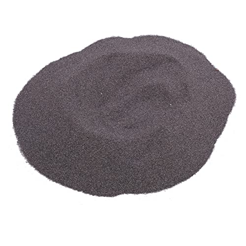 Mídia abrasiva de jateamento de areia, 2,2lb não reagente menos impurezas óxido de alumínio marrom areia de alta eficiência reutilizável multifuncional para ferramentas de moagem