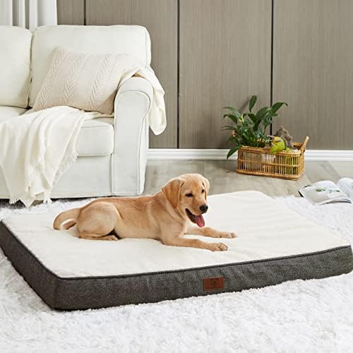 WnPethome Grandes cães para cães grandes, cães de cachorro ortopédicos para cães médios, grandes e extras grandes, cama de cachorro