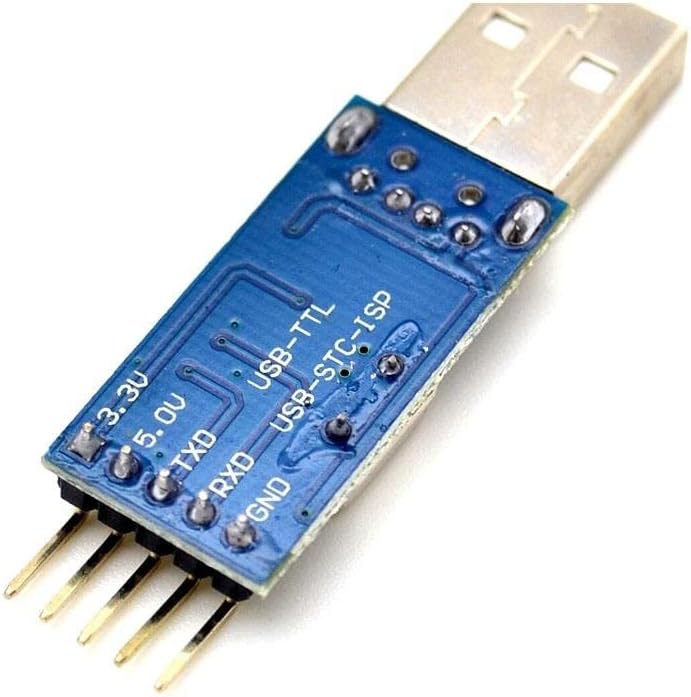 10pcs Usb para serial TTL Usb-TTL Adaptador PL2303HX Microcontrolador de conversor automático com tampa flexível 3.3V/5V para