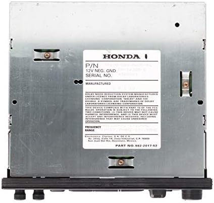 1 Factory Radio Am FM Radio Cassette Player Compatível com 1998-2000 Honda Accord 39100-S82-A020-M1
