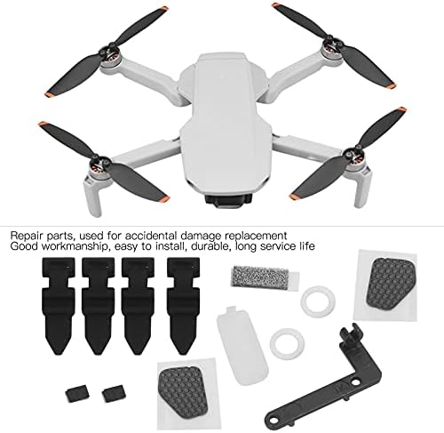 Pacote de peças de reposição de drones, tamanho pequeno fácil de instalar peças de reposição de drone define portátil prático para drone rc para substituição de danos acidentais