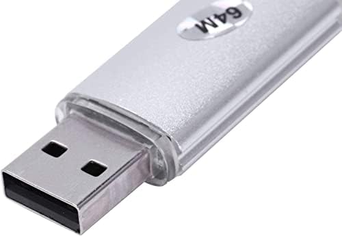 USB 2.0 Flash Memory Stick Pen Drive Storage Thumb Color: Silver Capacidade: 64 MB Prática Processada