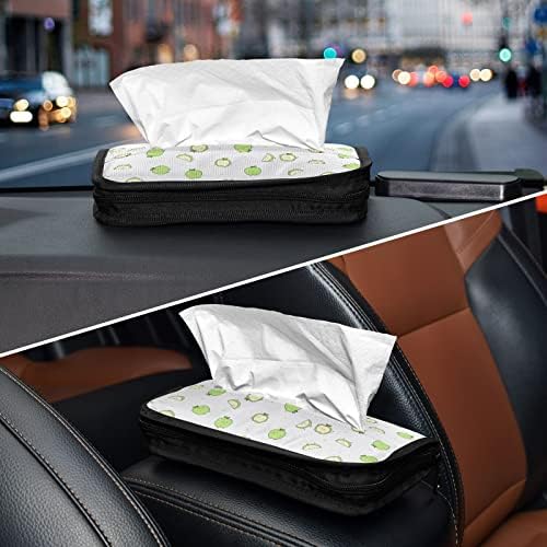 Titular do tecido do carro Funny-Green-Fresh-Fresh-frut Dispenser Dispenser Holder Backseat Tissue Case