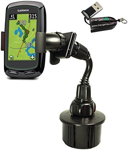 Bendy Drinks Cup Holder Mount for Golf Buddy Tour Voice Mundo Platina Garmin Approach G6 G7 G8 IZZO SWAMI 5000 6000