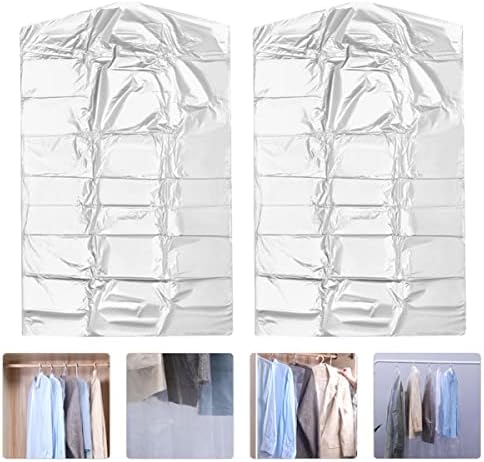 60pcsbags windows jaquetas armazenamento de roupas, casacos selados para hotéis camisas de lavanderta limpador, vestidos transparentes brancos para crianças de produtos de limpeza de inverno, capa de armazenamento seco em casa