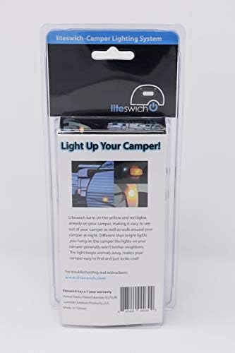 Ligue as luzes do RV do Camper Lights com acessórios de acampamento Liteswich 2.0