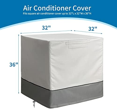 Tampa do ar condicionado de Liamoy para unidades externas - Projeto à prova d'água e à prova d'água durável, capa