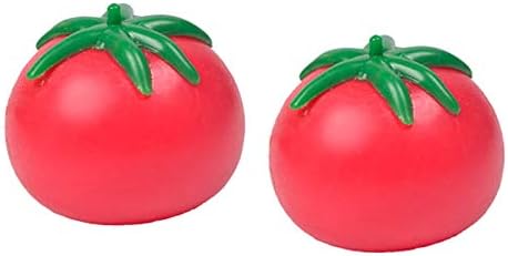 Presentes de novidade do Walbest 2pcs, novo simulação frutas ventando tomates estresse alívio de relevo brinquedos para favores de festas, bolas de estresse, presentes de aniversário m