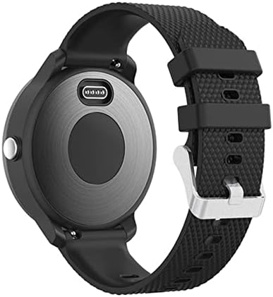 Haodee 20mm Silicone Rubber Watch Strap Watch Band para Garmin Vivoactive 3/Vivomove HR Smart Watch Band Band
