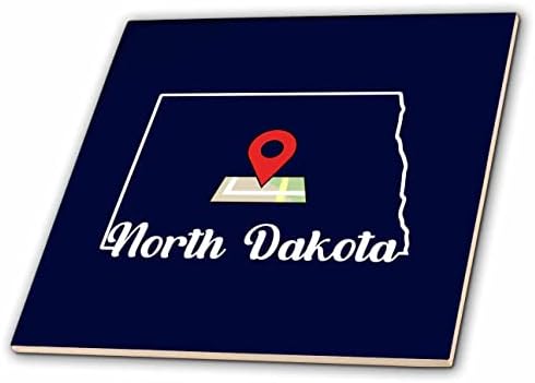 3drose visitando Dakota do Norte aqui Estado Problema de viagens - azulejos