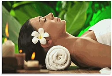 Beleza salão de salão de parede decora arte pôsteres de spa massagem saúde beleza beleza facial tailandês relax propaganda p lona