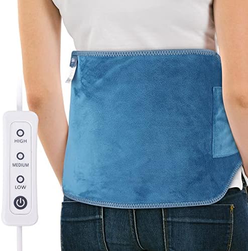 Almofada de aquecimento USB Hilph para alívio da dor nas costas e do estômago, terapia portátil de cinto de lombar aquecido