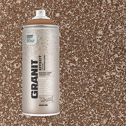 Montana latas de tinta spray de efeito granit, 400 ml, marrom
