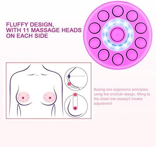 Massageador de mama elétrico USB Ferramentas de massagem no peito USB Ferramentas práticas para o crescimento da mama e anti -flacidez
