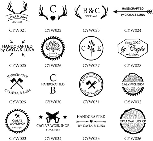 Logotipo personalizado Branding de madeira Ferro, selo de ferro da marca de couro durável, Presente de Ferro/Casamento de marca de madeira, artesanal por design