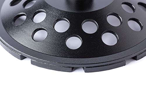 Roda de roda de roda de roda de diamante moedor de disco de diamante para concreto e tinta remoção de revestimento de epóxi de epóxi 7 polegadas 5/8-11 polegadas furo