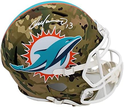 Dan Marino assinou o Miami Dolphins Speed ​​Speed ​​Tamanho Completo Camo NFL Capacete - Capacetes NFL autografados