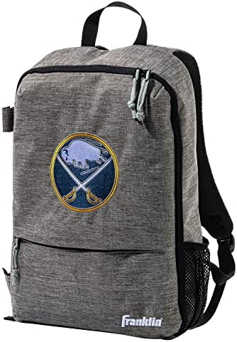 Franklin Sports Street Pack Backpack - Sacos oficiais de equipamentos de hóquei NHL - Logos e cores autênticos