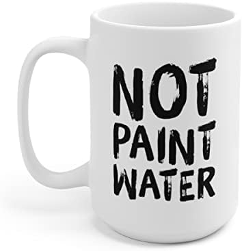Não pintar água de arte de arte idéias de presente - pintores de artistas colegas caneca de café