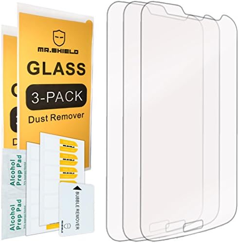 Mr.Shield [3-Pack] projetado para o Samsung Galaxy Mega 6.3 [vidro temperado] Protetor de tela com substituição ao longo da