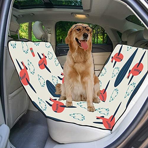 Capa de assento de cão enevotx personalizado balão de desenho animado