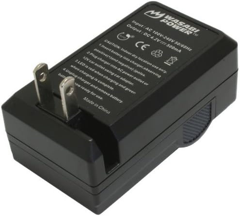 Bateria de energia Wasabi e carregador para Ricoh DB-100 e Ricoh CX3, CX4, CX5, CX6, PX