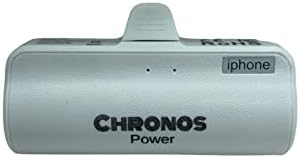 Chronos Power Mini Carregador portátil de 5.000 mAh Banco de potência ultra compacta Bateria de carregamento rápido Bateria de