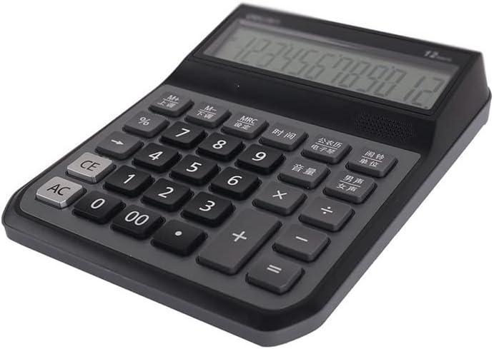 MJWDP Grande calculadora Voz Button grande botão multifuncional Computador de financiamento comercial